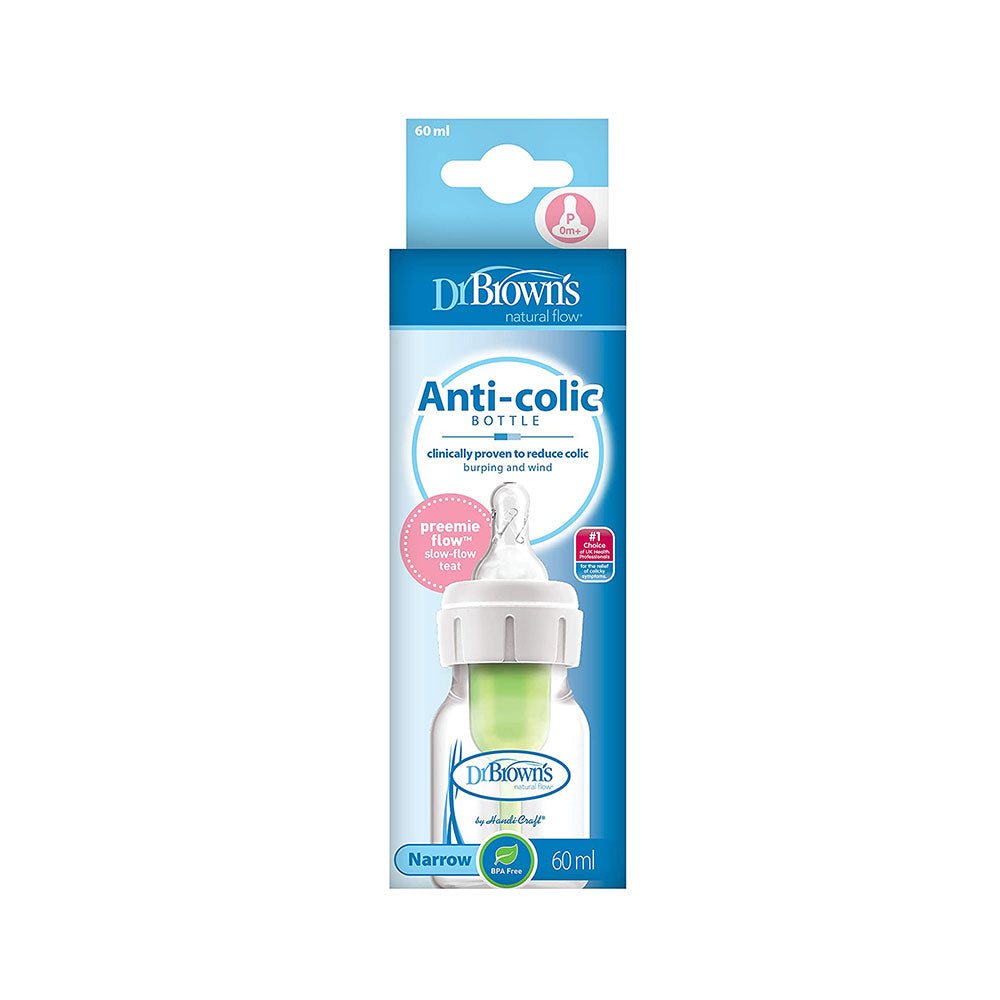 Dr. Brown Anti-Colic Premmie Premature Baby Feeding Bottle 60ml - DBOPT292