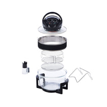 Daewoo Deluxe Halogen Air Fryer With An Extension Ring 1300 W 17 Litre - Black SDA2907