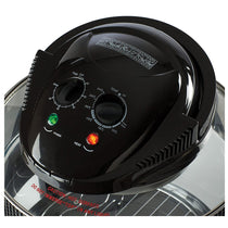 Daewoo Deluxe Halogen Air Fryer With An Extension Ring 1300 W 17 Litre - Black SDA2907
