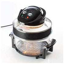 Daewoo Deluxe Halogen Air Fryer With An Extension Ring 1300 W 17 Litre - Black SDA2907