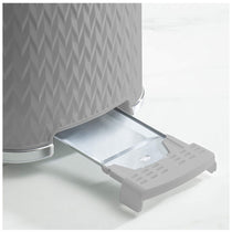 Daewoo Argyle 2 Slice Toaster With Reheat Cancel And Defrost Functions 800 W - Dark Grey