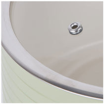 Swan Retro Non Stick Saucepans And Frying Pans 5 Piece Set With Glass Lid - Green