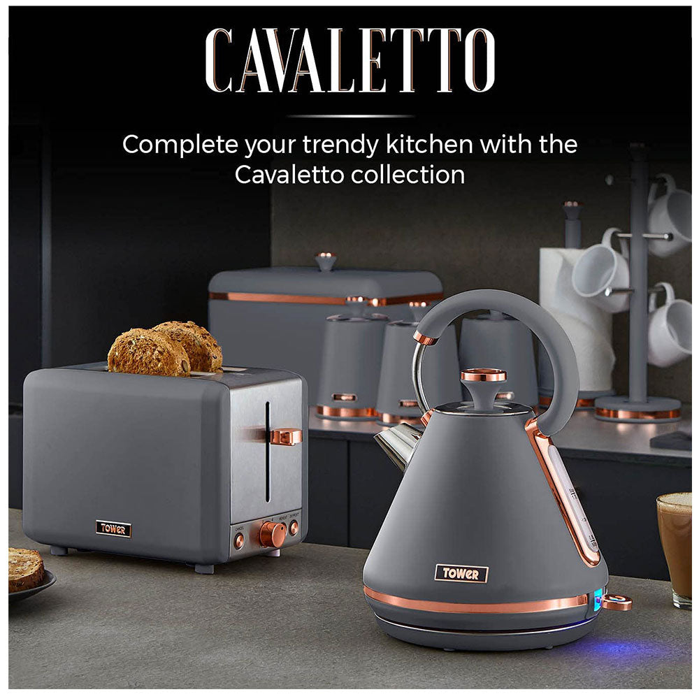 Tower Cavaletto Stick Blender with Turbo Function 600 W - Grey/Rose Gold
