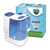 Vicks Warm Mist Humidifier - Blue/White