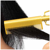 Wahl Afro Electric Hot Comb/Straightening Comb - Gold/Black