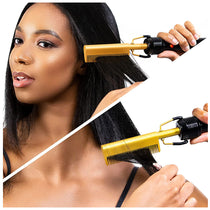Wahl Afro Electric Hot Comb/Straightening Comb - Gold/Black