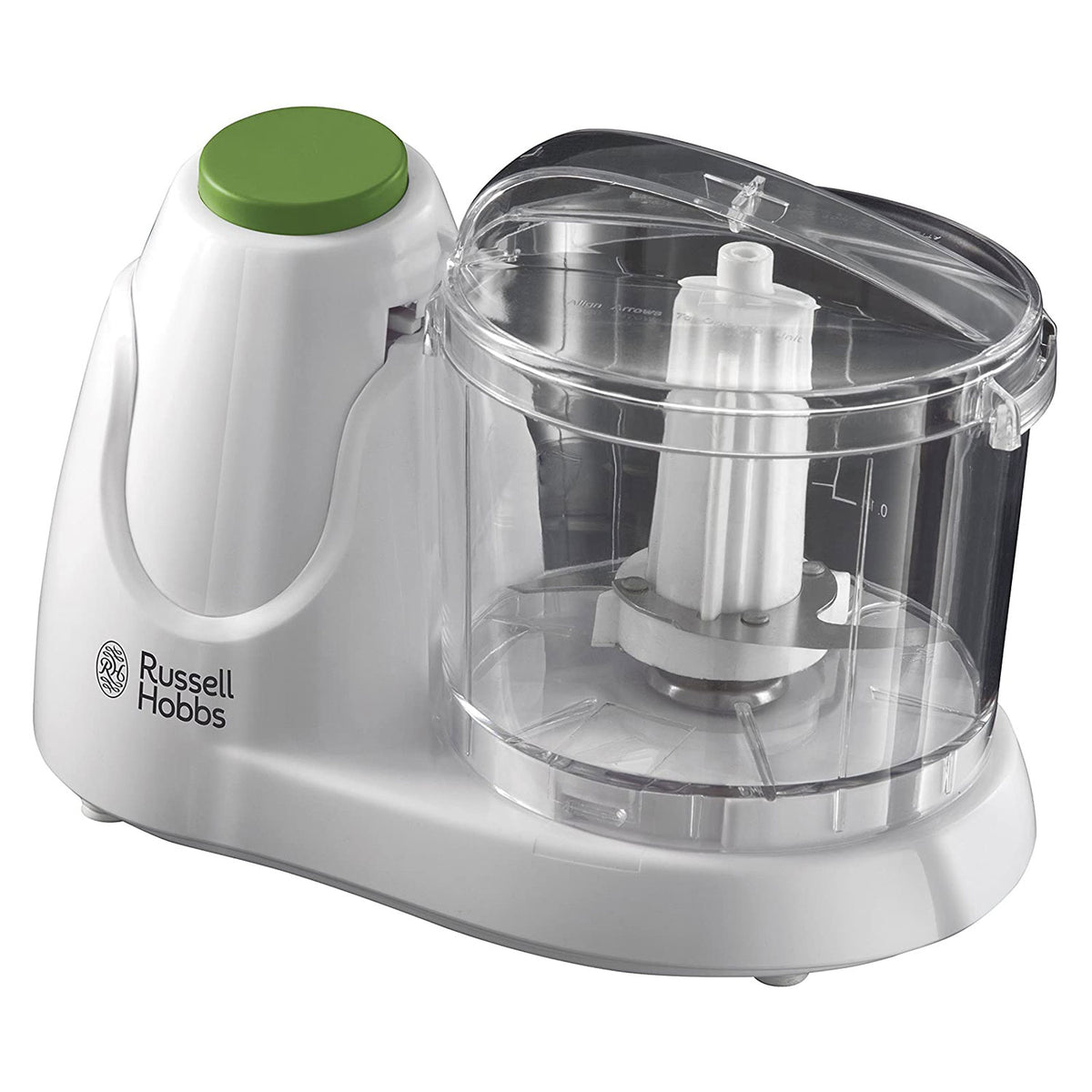 Russell Hobbs Mini Chopper 500ml 130W Food Processor White Stainless Steel Blade Main image