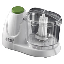 Russell Hobbs Mini Chopper 500ml 130W Food Processor White Stainless Steel Blade