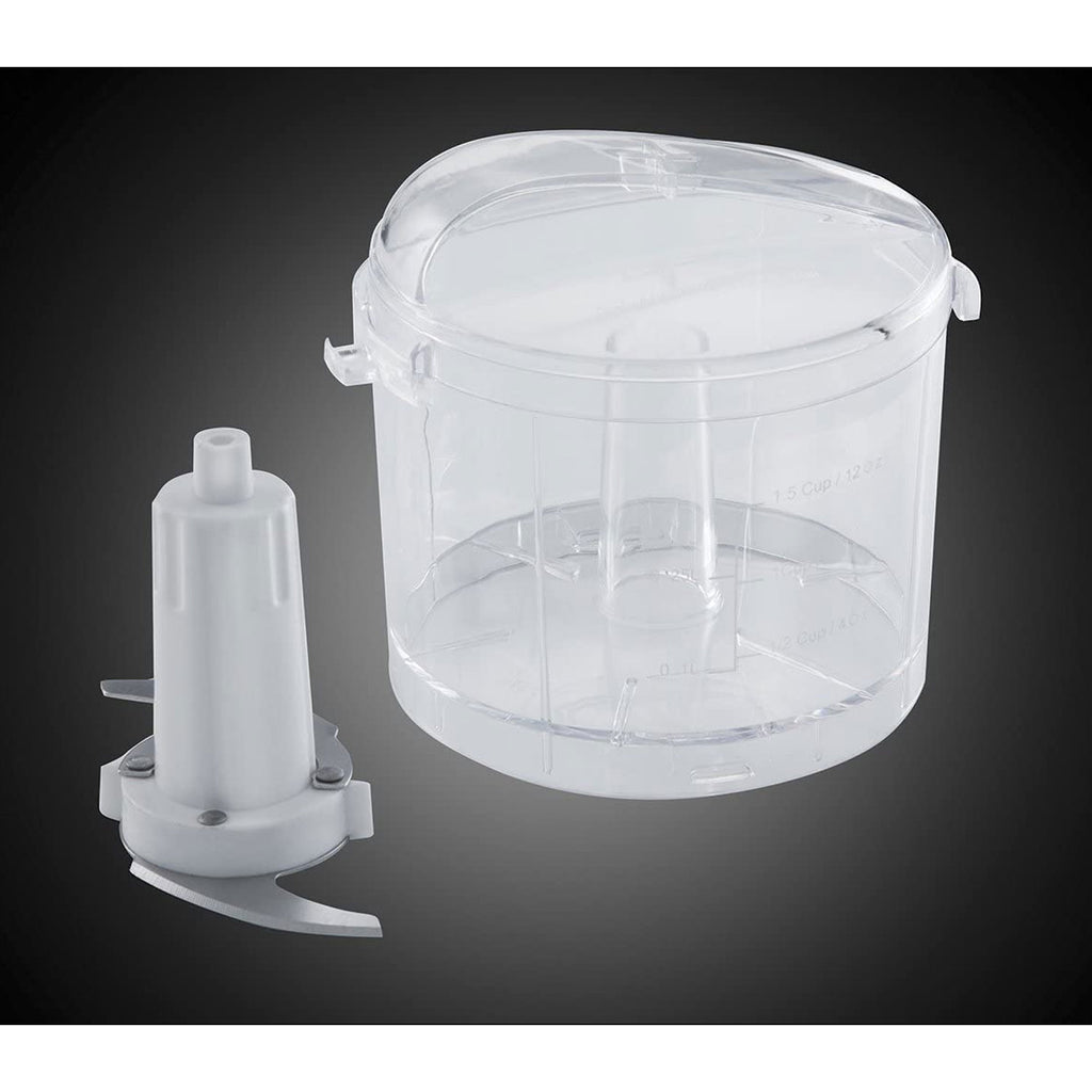 Russell Hobbs Mini Chopper 500ml 130W Food Processor White Stainless Steel Blade