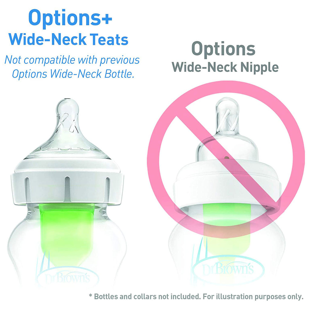 Dr. Brown Options + Level 1 Teats 2pk
