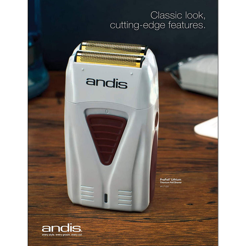 Andis TS-1 Profoil Lithium Gold Titanium Foil Shaver Cordless