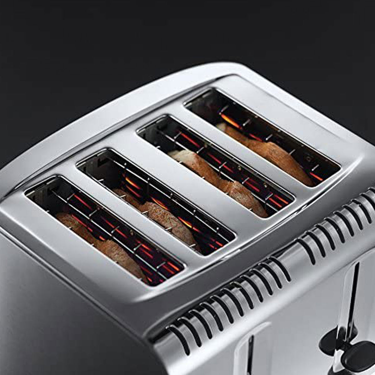 Russell Hobbs Buckingham 4-Slice Toaster 20750 - Brushed Stainless Steel