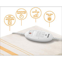Beurer Entry Level Electric Heating Pad 3 Adjustable Heat Setting Washable
