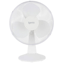 Igenix DF1610 Portable Desk Fan 16 Inch Quiet Oscillating 3-Speed Adjustable Tilt