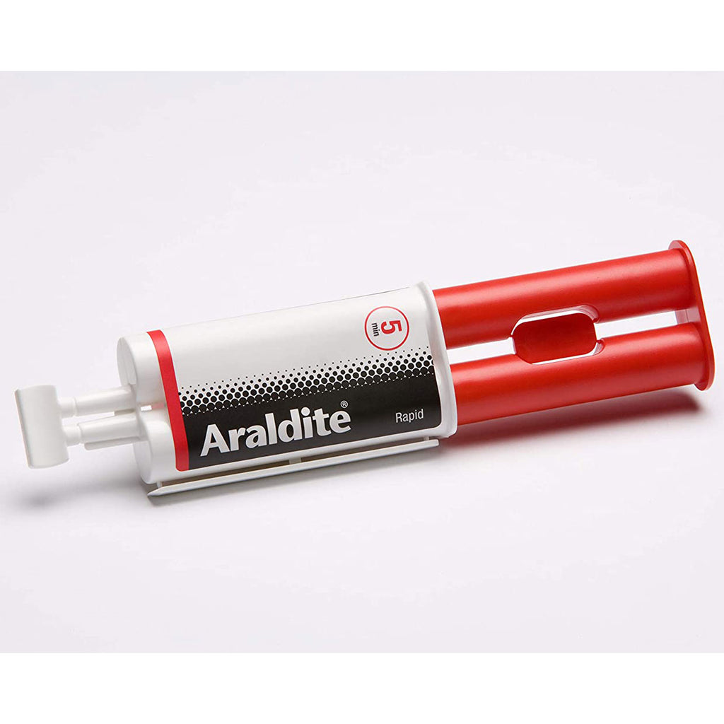 Araldite Rapid Twin Syringe Epoxy Power Adhesive Super Glue Bonds Material 24ml