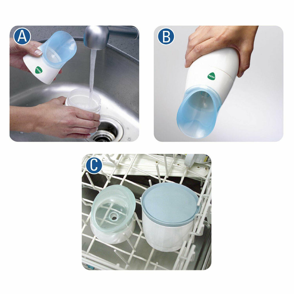 Vicks Steam Inhaler With 2 VapoPads – Menthol Scented For Coughs And Colds