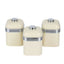 Swan Retro Kitchen Storage Iron Canisters, Set of 3, 1 Liter - Cream