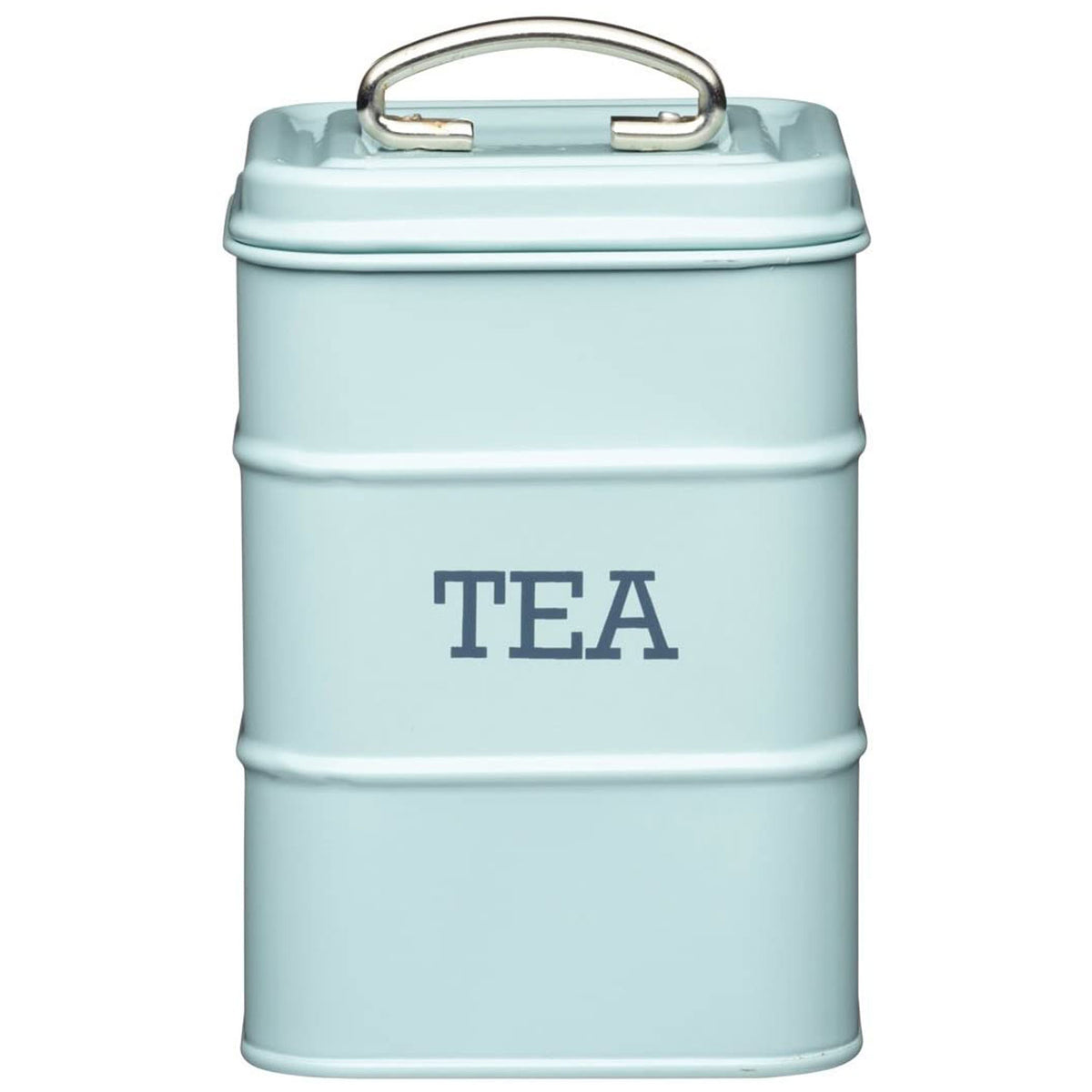 KitchenCraft Living Nostalgia Metal Tea Caddy - Vintage Blue