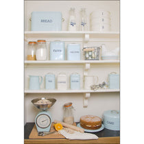 KitchenCraft Living Nostalgia Metal Tea Caddy - Vintage Blue