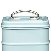 KitchenCraft Living Nostalgia Metal Tea Caddy - Vintage Blue