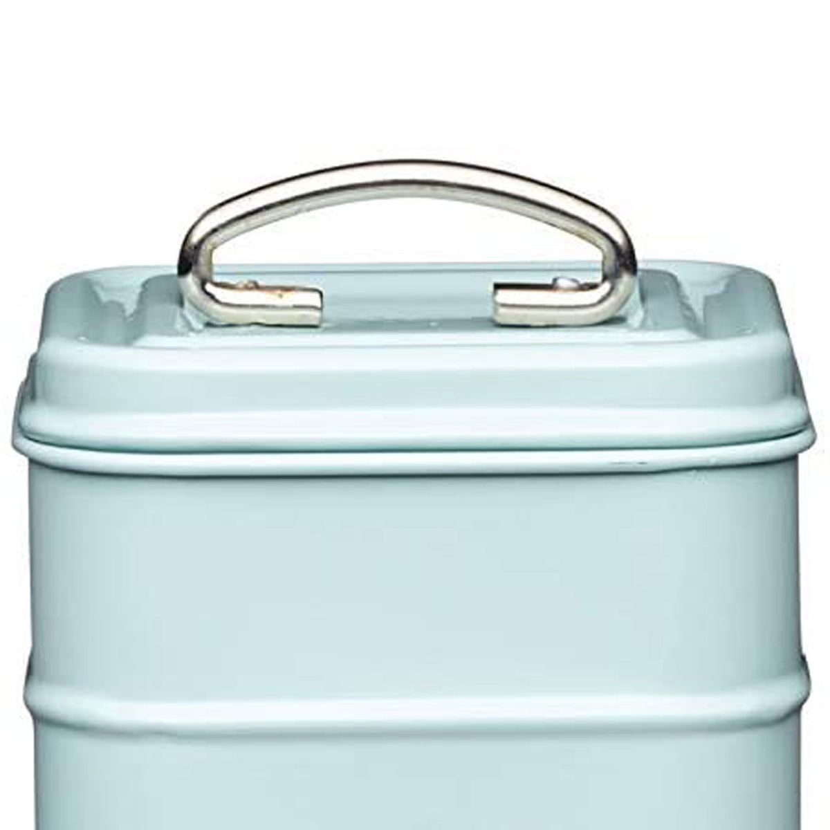 KitchenCraft Living Nostalgia Metal Tea Caddy - Vintage Blue
