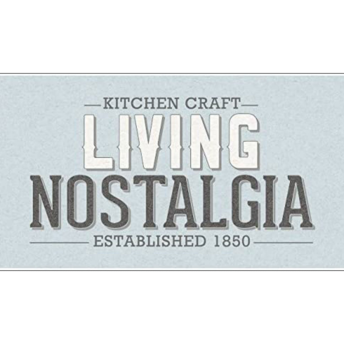 KitchenCraft Living Nostalgia Metal Tea Caddy - Vintage Blue