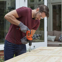 Black & Decker Powerful 500W Keyless Corded Hammer Drill