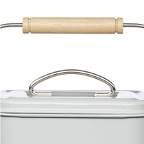 KitchenCraft Living Nostalgia Metal Kitchen Compost Bin French In Grey