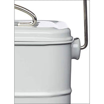 KitchenCraft Living Nostalgia Metal Kitchen Compost Bin French In Grey