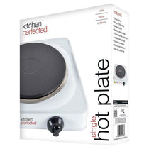 Lloytron Kitchen Perfected Single Hotplate 1500 W - White