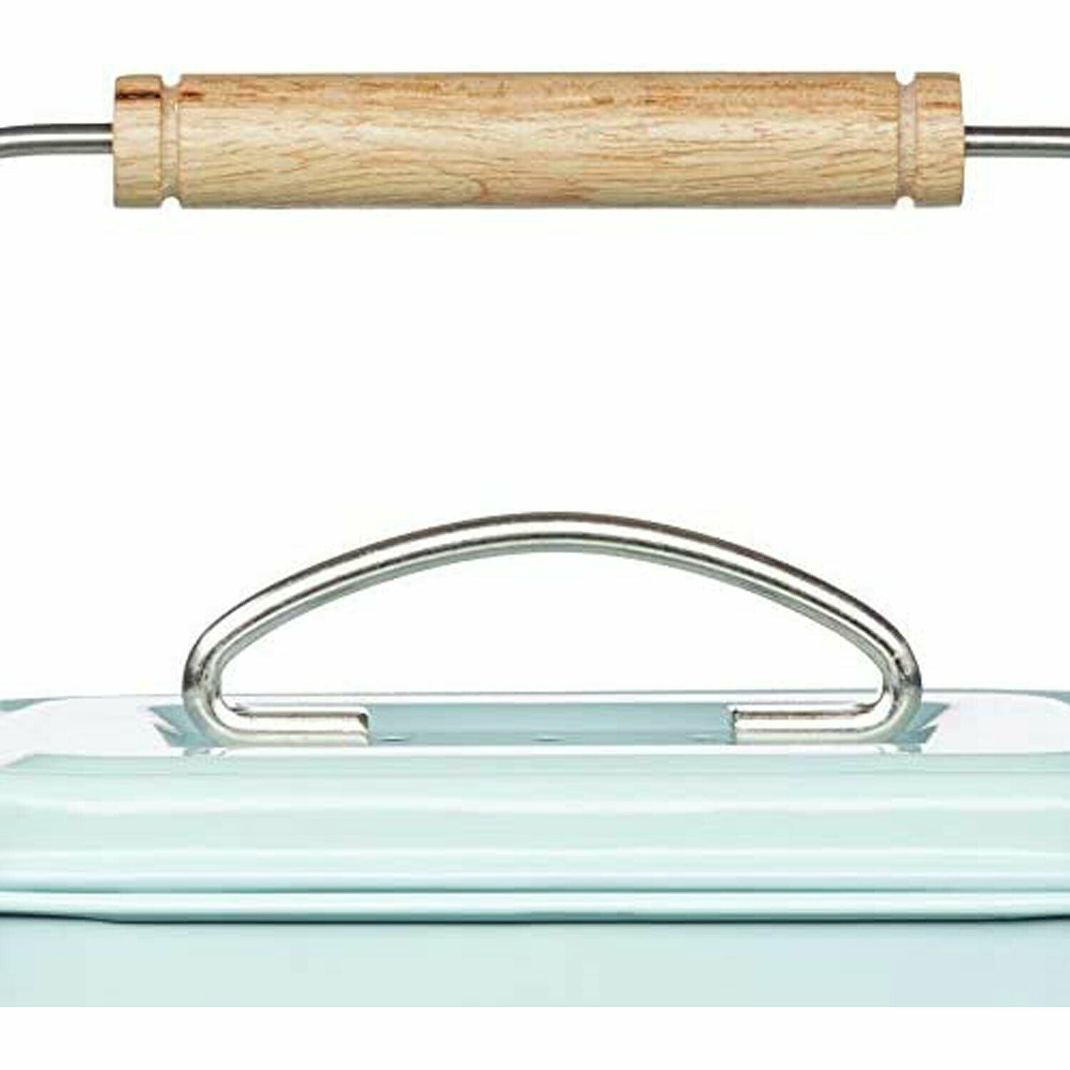 KitchenCraft Living Nostalgia Metal Kitchen Compost Bin 3 Litres - Vintage Blue Secondary image