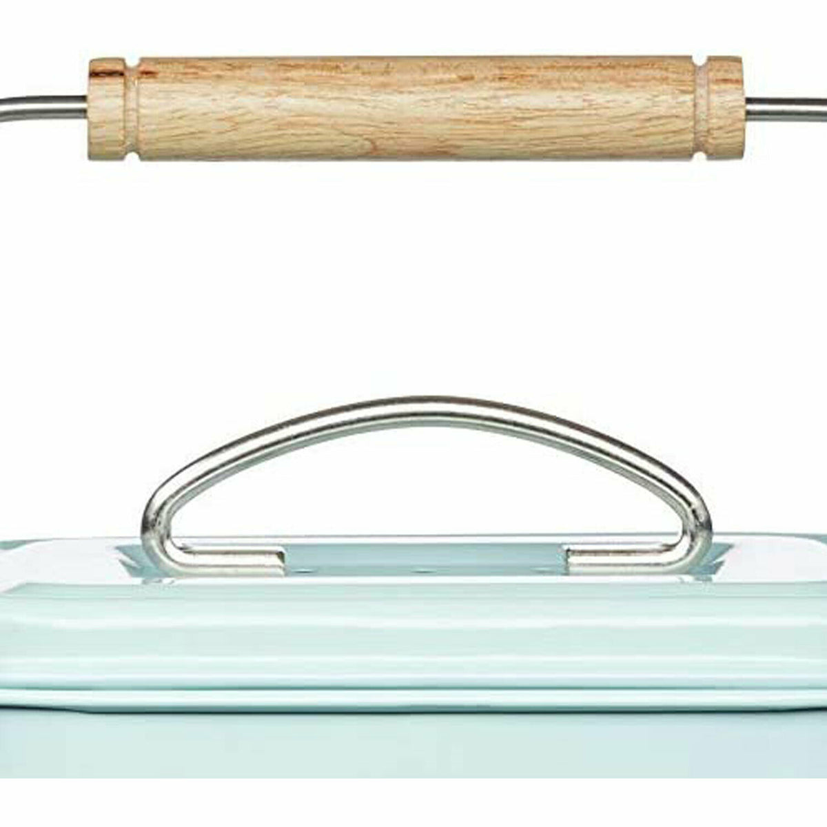 KitchenCraft Living Nostalgia Metal Kitchen Compost Bin 3 Litres - Vintage Blue