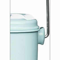 KitchenCraft Living Nostalgia Metal Kitchen Compost Bin 3 Litres - Vintage Blue