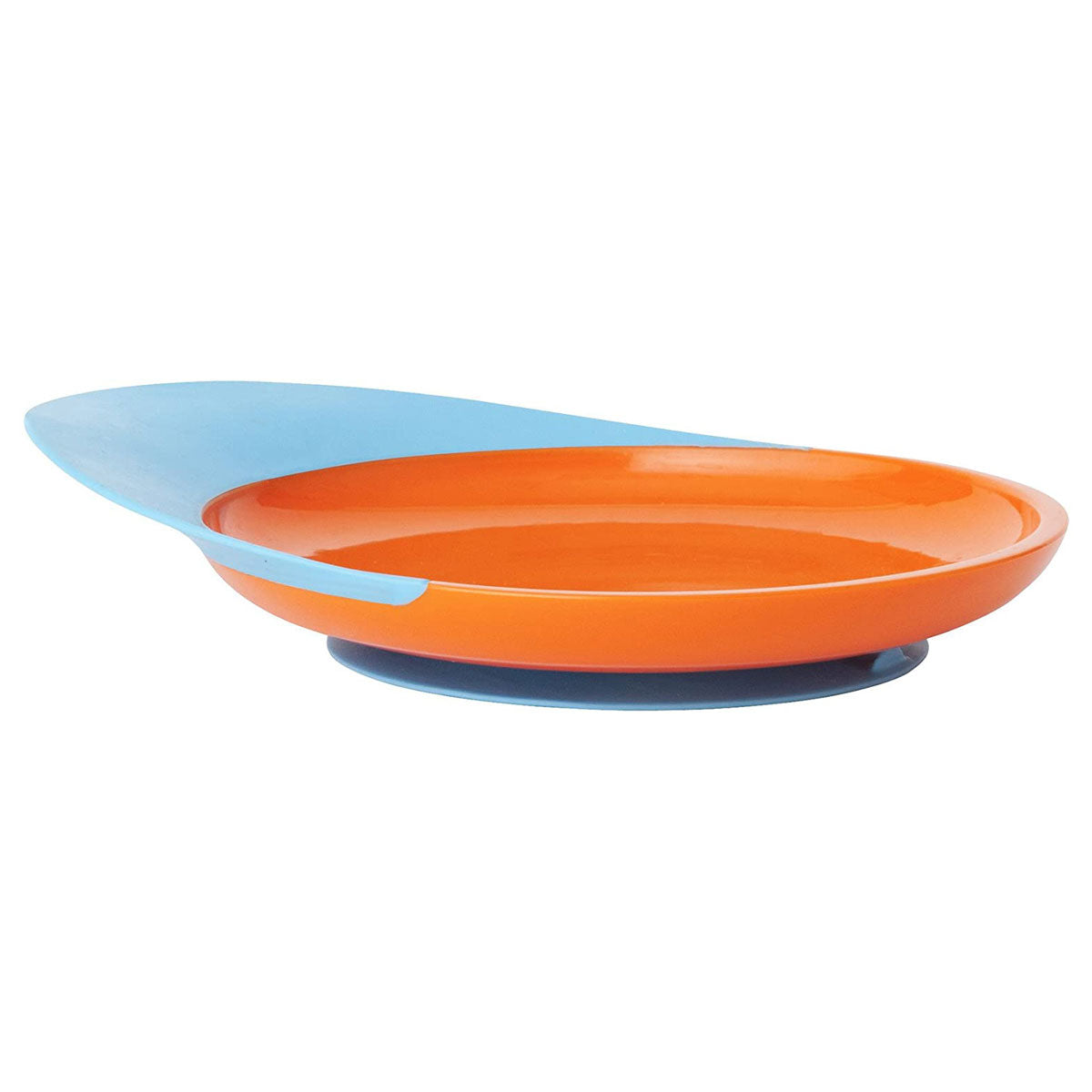 Tomy Boon CATCH Baby Feeding Plate With Spill Catcher - Orange/Blue Secondary image