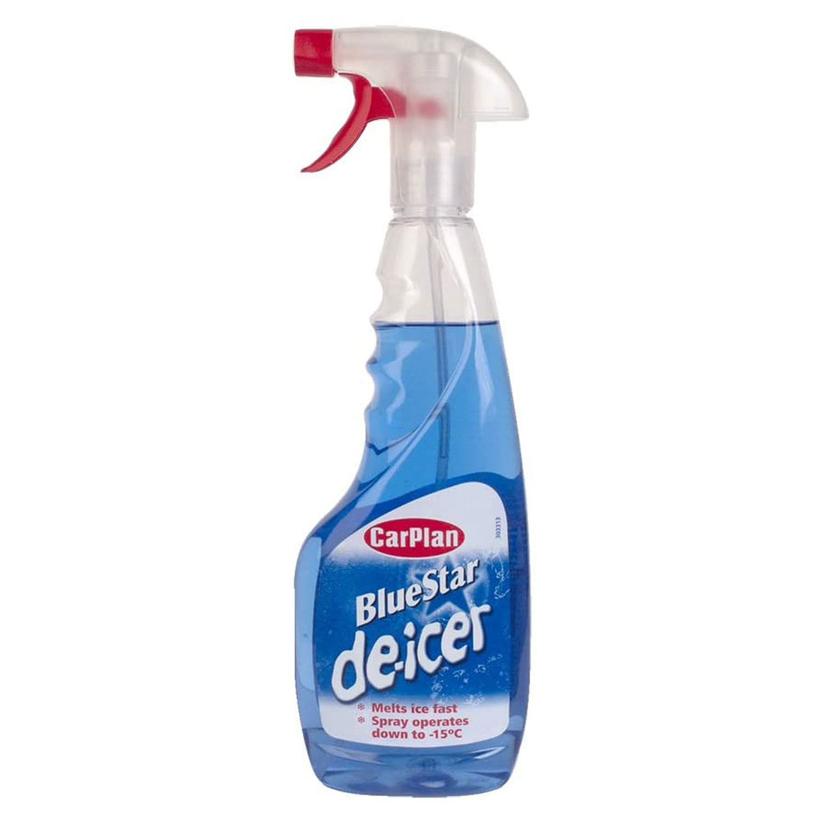 CarPlan Blue Star Winter Snow De-Icer Trigger Spray 500ml - An Efficient De-Icer That Offers A Quick Solution To Removing Frost And Ice From Glass Surfaces Main image