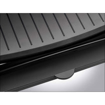 George Foreman Large Fit Grill - Versatile Griddle, Hot Plate and Toastie Machine in Black