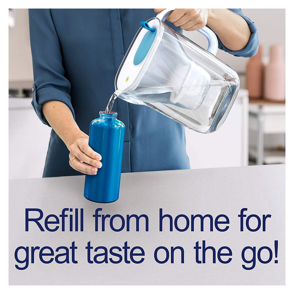 Brita Marella Water Filter Jug 2.4L with MAXTRA & Cartridge Plastic Blue