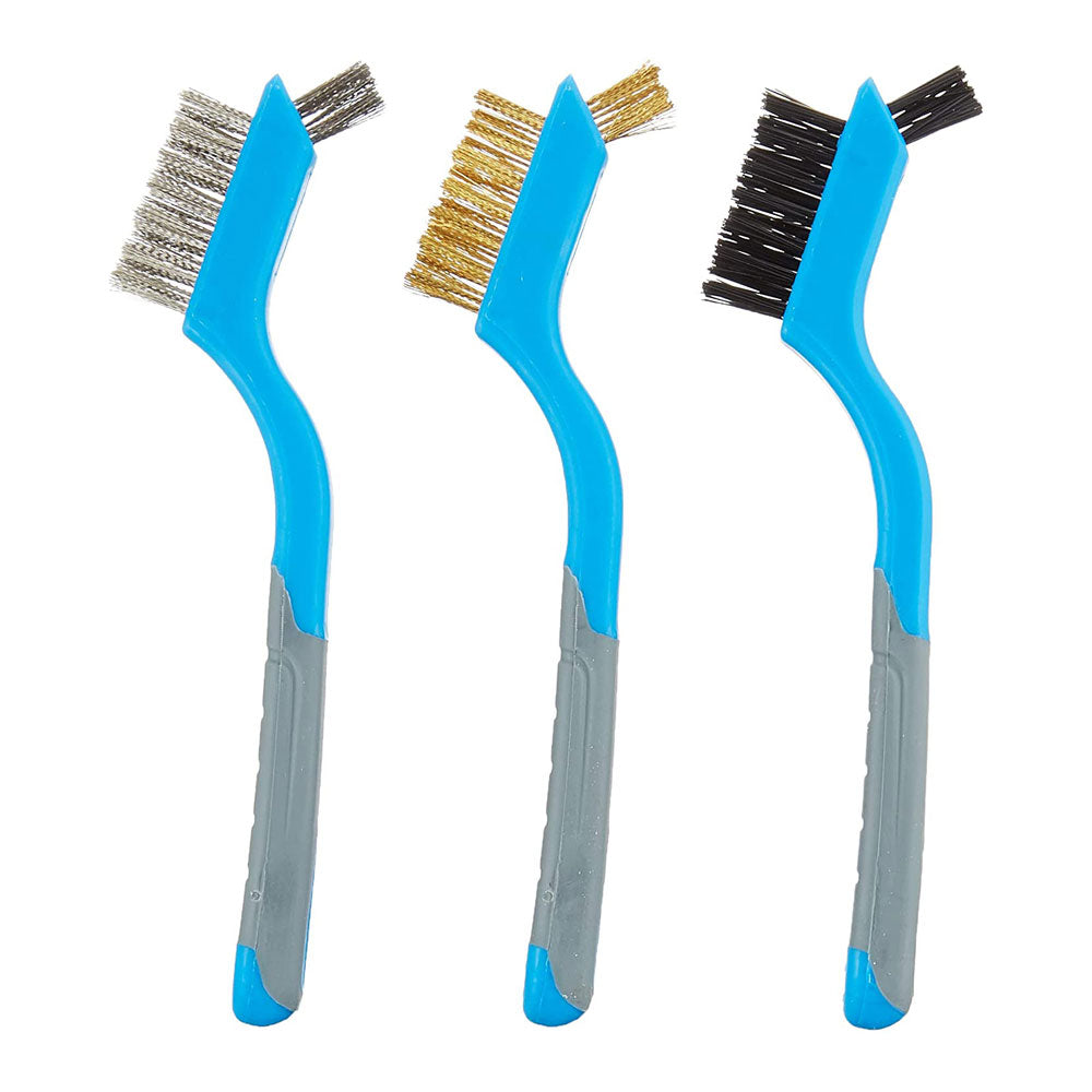 Silverline Mini Wire Brush - 3pce Set