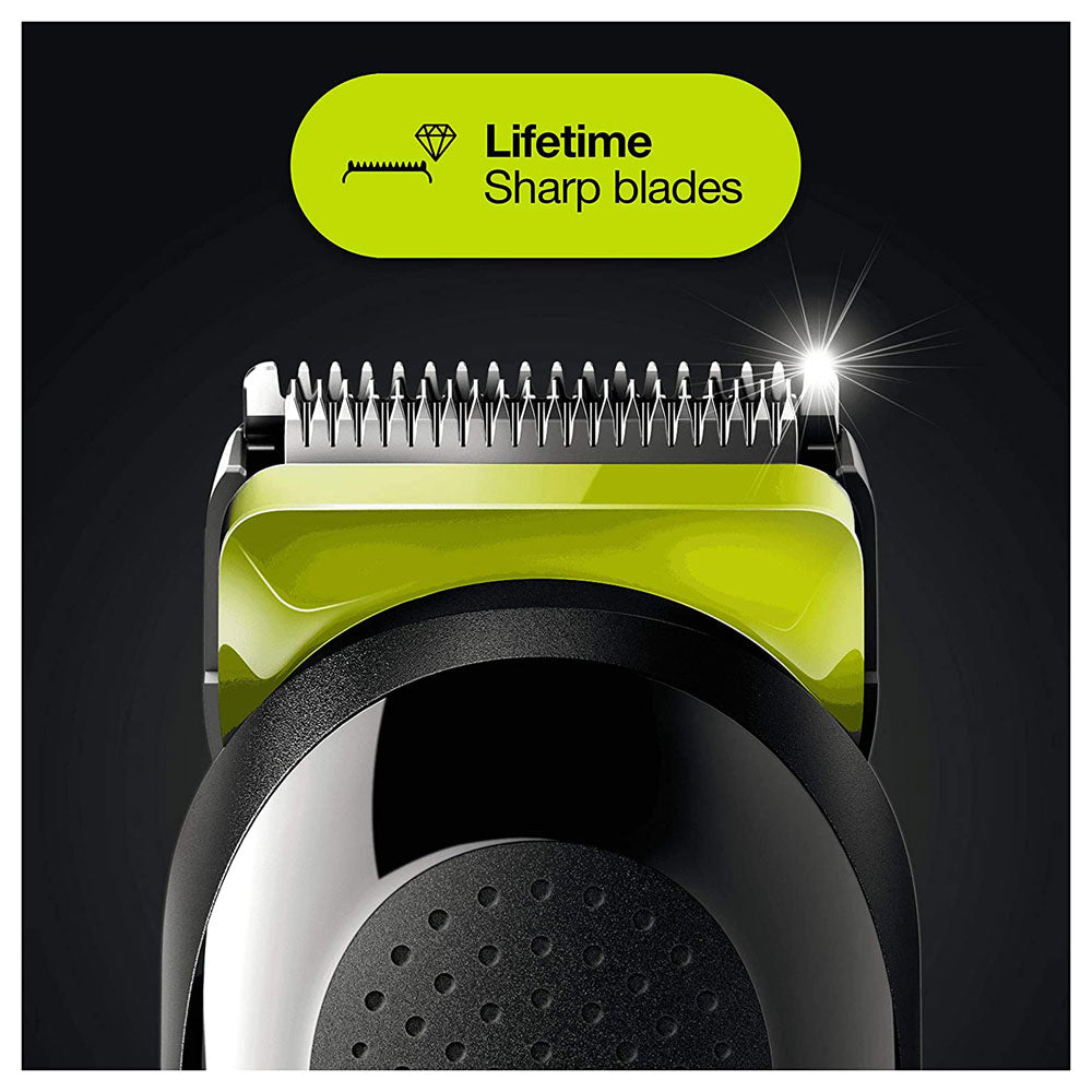 Braun 6 In 1 All In One Mens Beard Face And Hair Trimmer Grooming Kit with 5 Attachments
