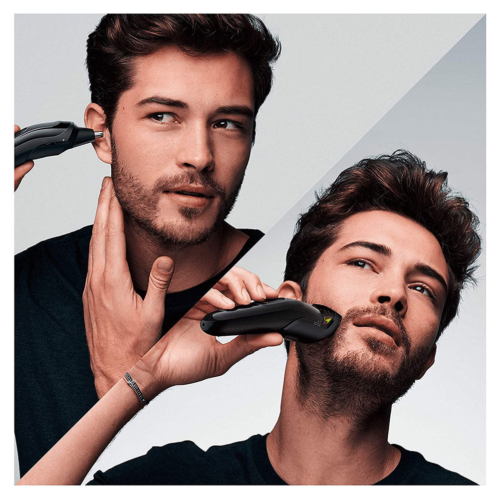 Braun 6 In 1 All In One Mens Beard Face And Hair Trimmer Grooming Kit with 5 Attachments