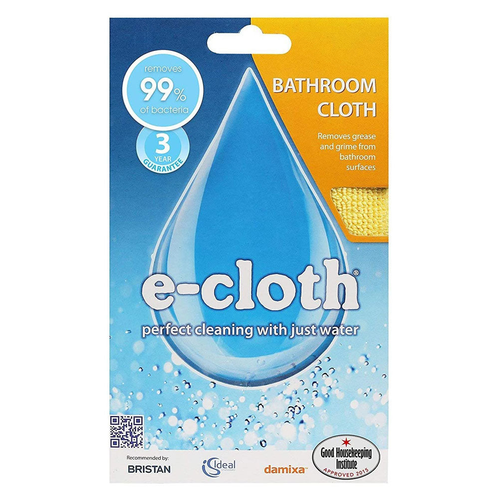 E-Cloth Bathroom Cleaning Cloth 32cm x 32cm - Yellow