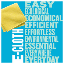 E-Cloth Bathroom Cleaning Cloth 32cm x 32cm - Yellow