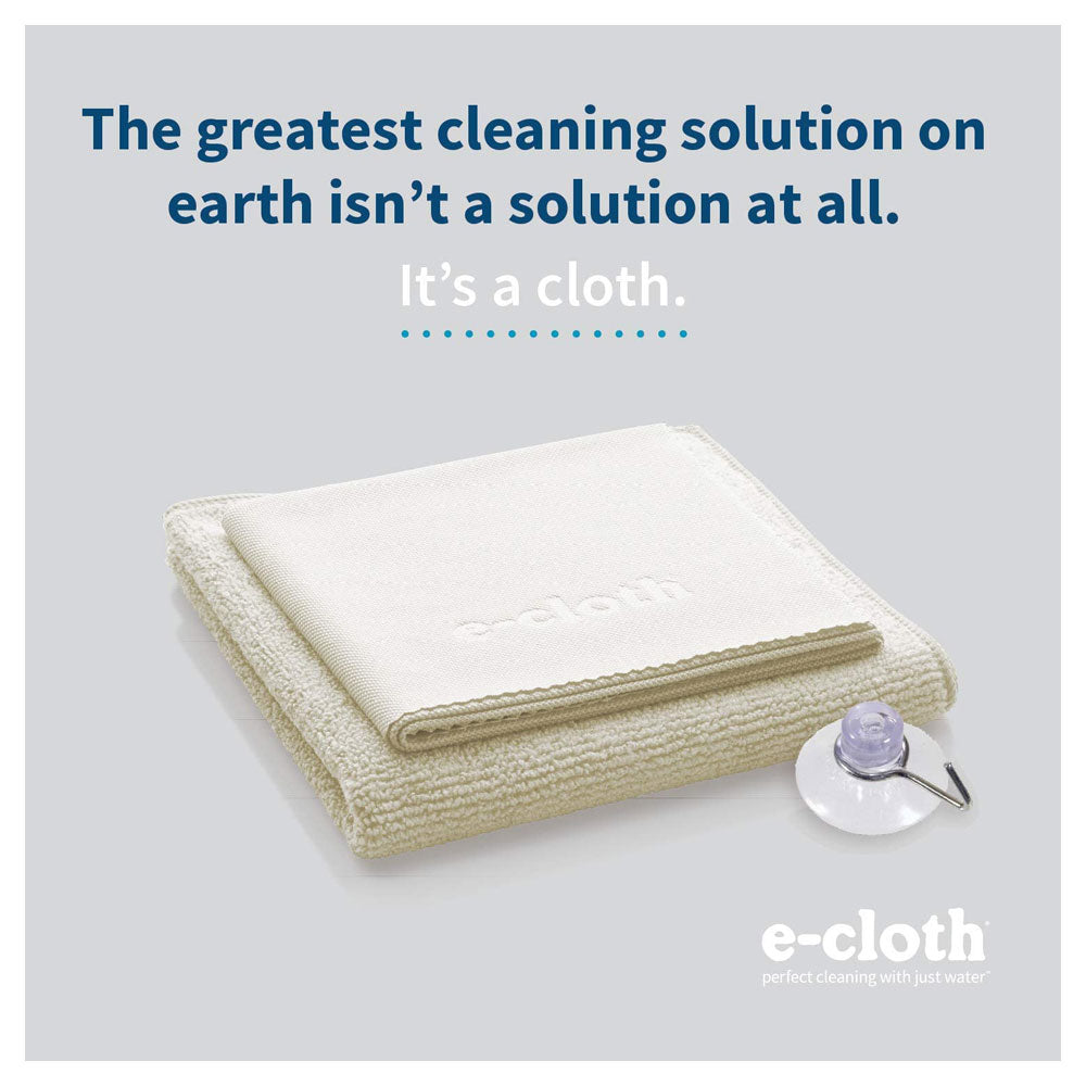 E-Cloth Shower Cleaning Cloth 2 Pack - Ivory