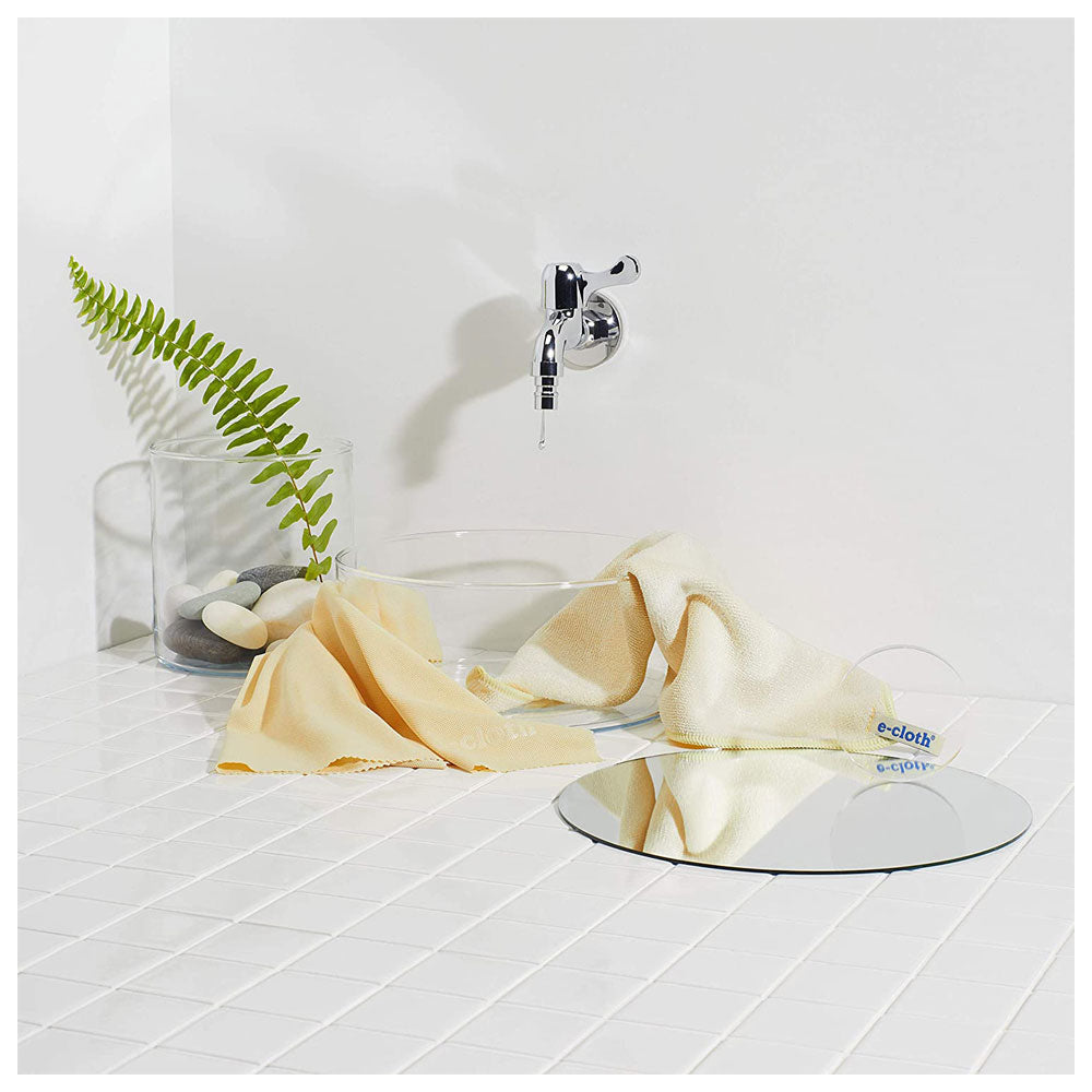 E-Cloth Shower Cleaning Cloth 2 Pack - Ivory