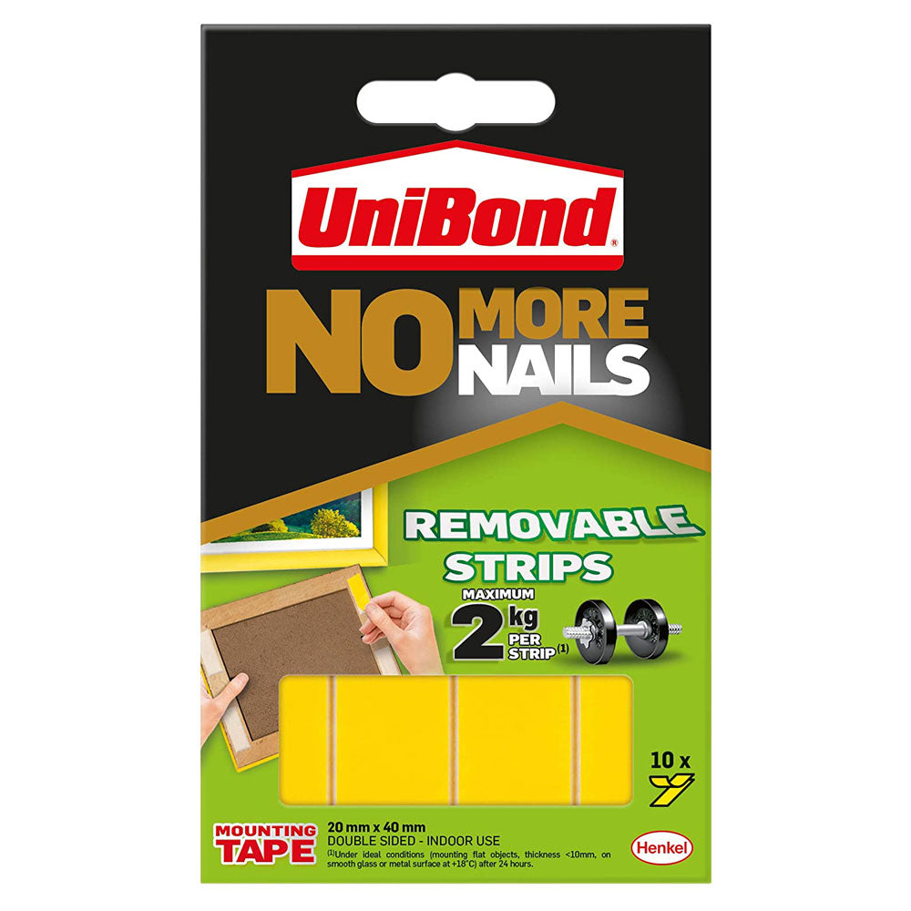 UniBond No More Nails Strips - Removable Main image