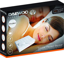 Daewoo  Electric Heated Blanket With 3 Heat Settings 120cm x 135cm - Double