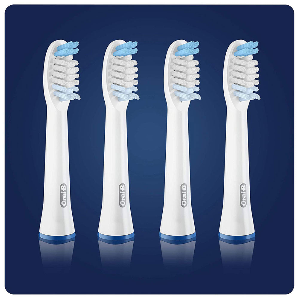 Oral B Pulsonic Clean Toothbrush Heads For Sonic Toothbrushes - Pack of 4