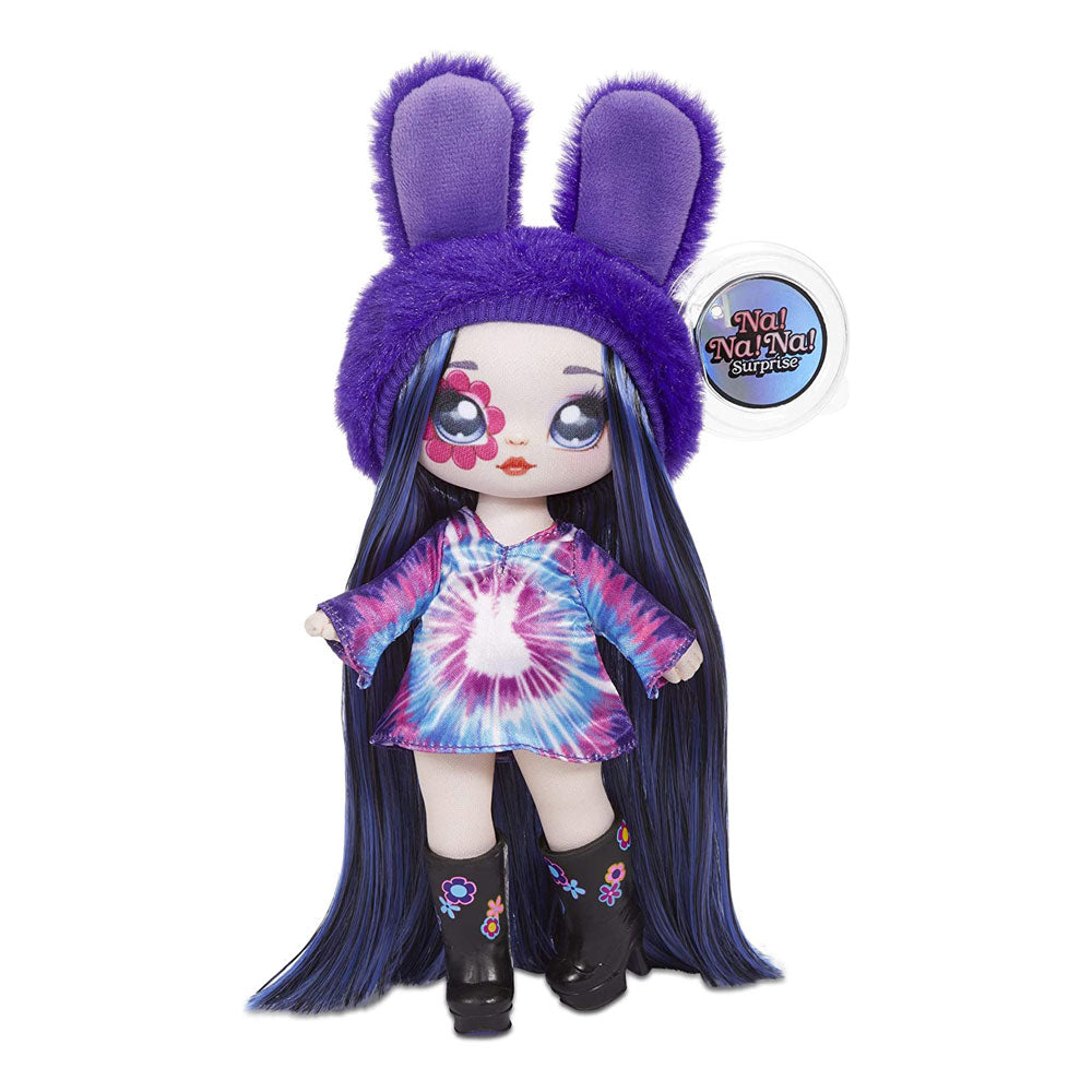 LOL Na Na Na Surprise Serie 4 Hippie Melanie Mod Pom Doll - Purple