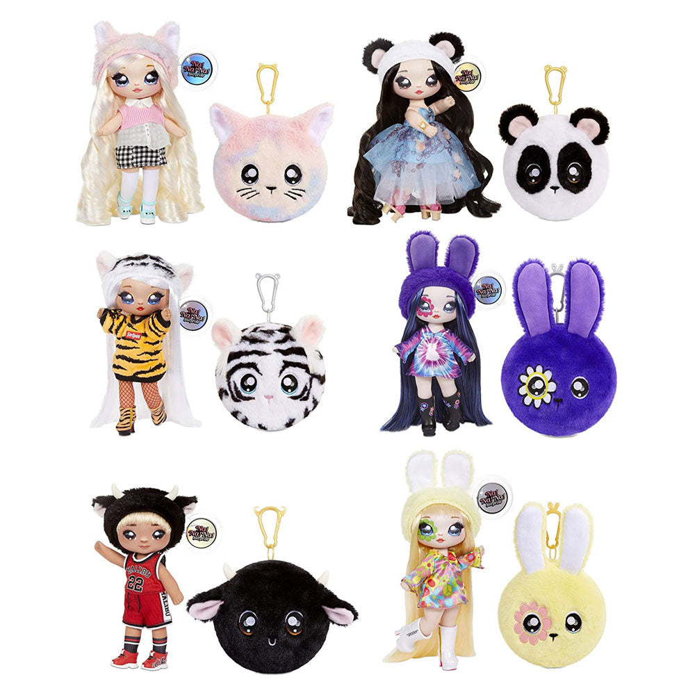 LOL Na Na Na Surprise Serie 4 Hippie Melanie Mod Pom Doll - Purple
