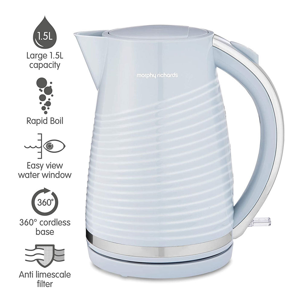 Morphy Richards Dune Electric Jug Kettle 3000W 1.5 Liters - Cornflower Blue Secondary image